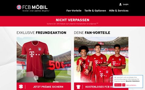 FC Bayern Mobil - Home