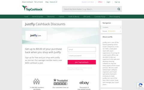 Justfly Cashback Offers, Discount Codes & Deals