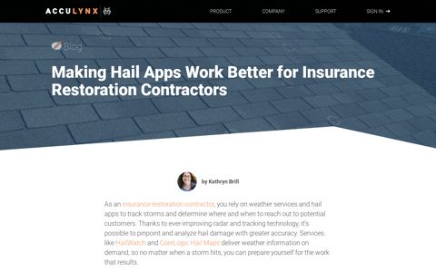 Making Hail Apps Work Better for Insurance Restoration ...