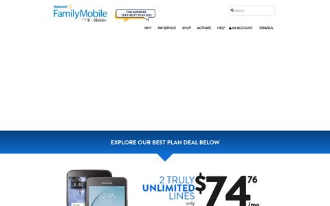 Make It a Family Plan. - Walmart Family Mobile