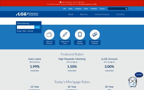 LGE Community Credit Union: Home Page