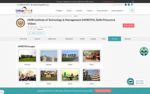 HMR Institute of Technology & Management (HMRITM), Delhi ...