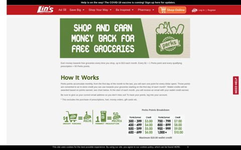 Lin's Fresh Market - Grocery Perks
