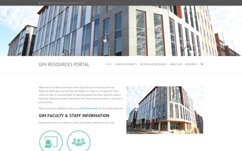GIM Resources Portal - Duke University