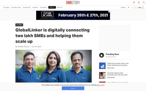 GlobalLinker is digitally connecting two lakh SMEs and ...