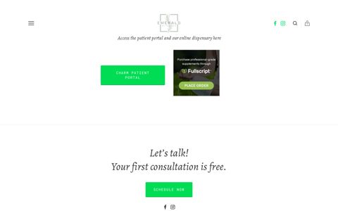 Patient Portal and Dispensary — Emerald Vitality Natural ...