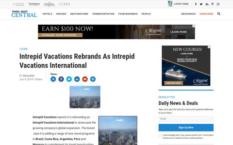 Intrepid Vacations Rebrands as Intrepid Vacations International