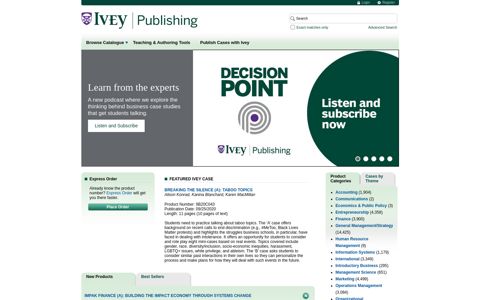 Ivey Publishing - Ivey Business School