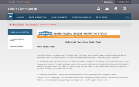 Power School Portals / Power School Parents Portal - Lincoln ...