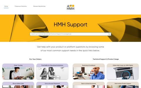 HMH Customer Support | Houghton Mifflin Harcourt