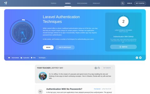 Laravel Authentication Techniques - Laracasts