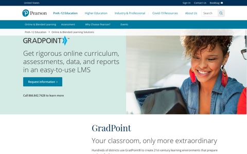 GradPoint | PreK-12 Online and Blended Learning - Pearson