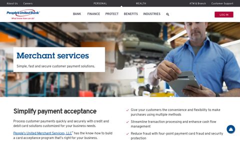 Simplify Customer Payments | Merchant Services | People's ...