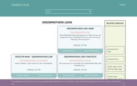 greenpanthera login - General Information about Login