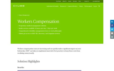 Workers Compensation Insurance in U.S. - Chubb