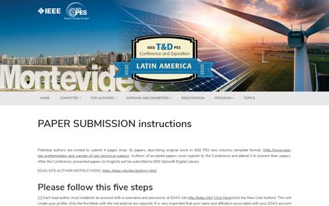 PAPER SUBMISSION instructions | T&D Latin America 2020 ...