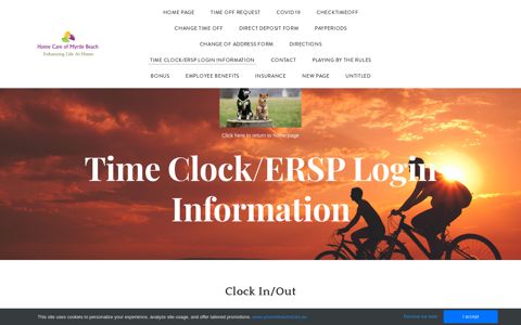 Time Clock/ERSP Login Information - Home Care of Myrtle ...