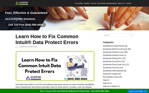 Learn How to Fix Common Intuit® Data Protect Errors ...