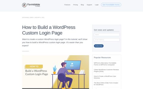 How to Build a Custom WordPress Login Page in 4 Easy Steps