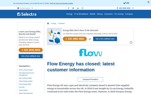 Flow Energy has closed: latest customer information - Selectra