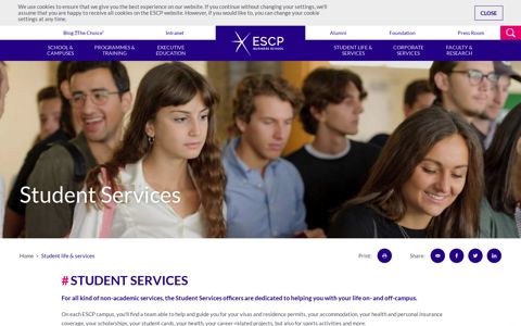Student Services - ESCP Business School