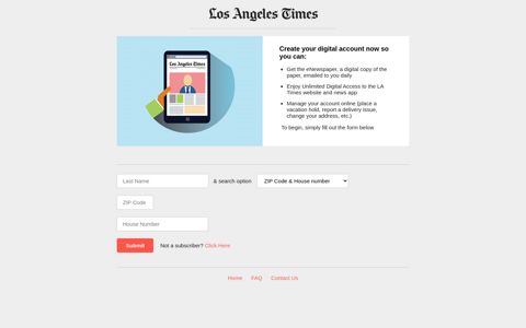 Subscribe to LA Times
