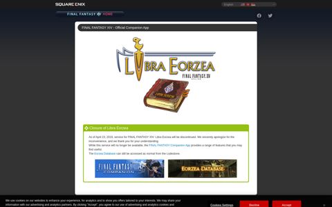 LIBRA EORZEA - FINAL FANTASY XIV