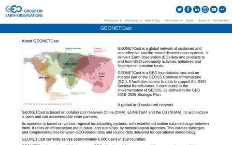 GEONETCast - Group on Earth Observations