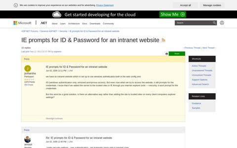 IE prompts for ID & Password for an intranet website | The ASP ...