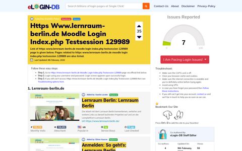 Https Www.lernraum-berlin.de Moodle Login Index.php ...