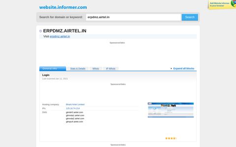 erpdmz.airtel.in at Website Informer. Login. Visit Erpdmz Airtel.