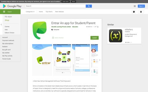 Entrar An app for Student/Parent - Apps on Google Play
