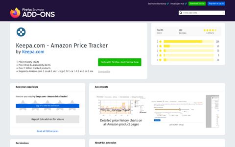 Keepa.com - Amazon Price Tracker – Get this Extension for ...