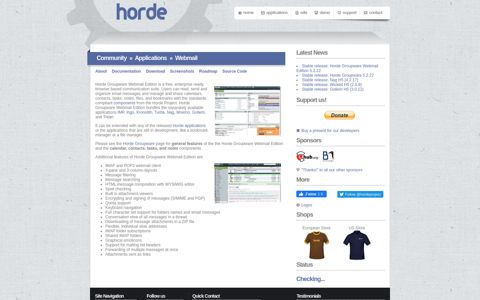 Horde Groupware Webmail Edition