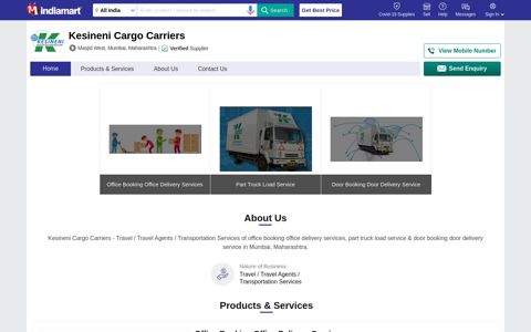 Kesineni Cargo Carriers - Travel / Travel Agents ... - IndiaMART