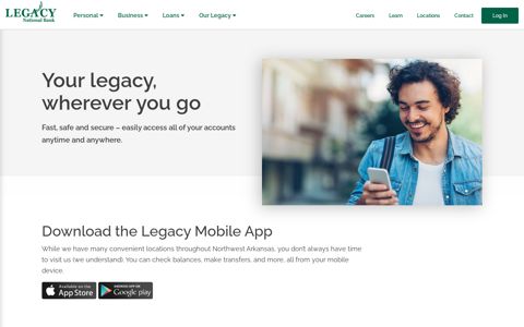 Online & Mobile Banking » Legacy National Bank
