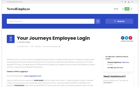 Your Journeys Employee Login | News For Employee