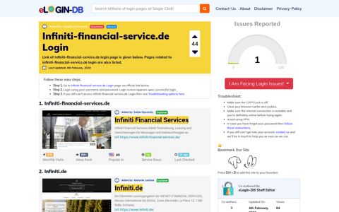 Infiniti-financial-service.de Login