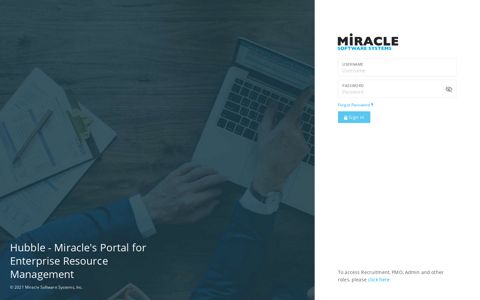 Hubble - Miracle's Portal for Enterprise Resource Management