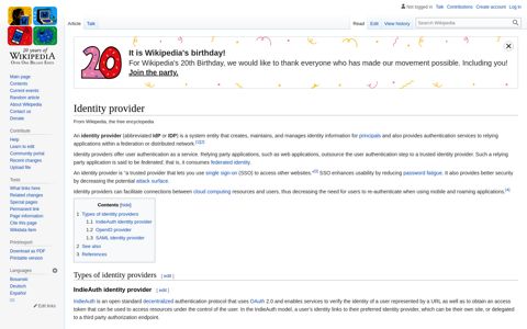 Identity provider - Wikipedia