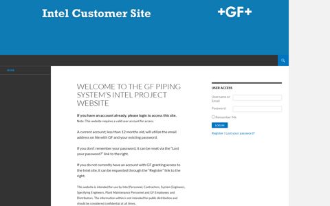 Georg Fischer – Intel Customer Site