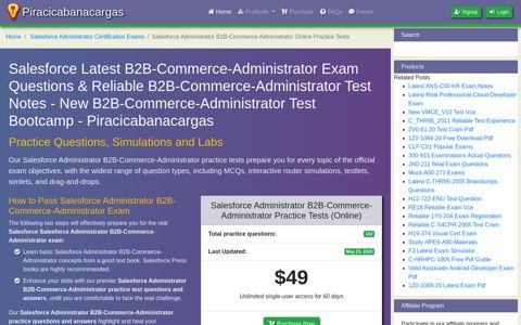 Salesforce Latest B2B-Commerce-Administrator Exam ...