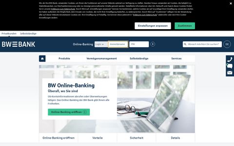 Online-Banking | BW-Bank