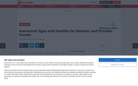 Everence® Signs with Healthx for Member and Provider Portals ...
