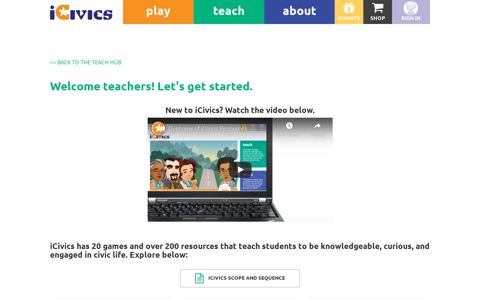 Free Lesson Plans and Games for Learning Civics - iCivics