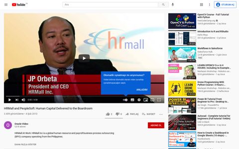 HRMall and PeopleSoft: Human Capital Delivered ... - YouTube