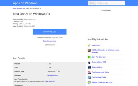 Idea Dhruv on Windows PC Download Free - 1.3.3 - com ...