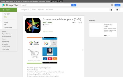Government e-Marketplace (GeM) - Apps on Google Play