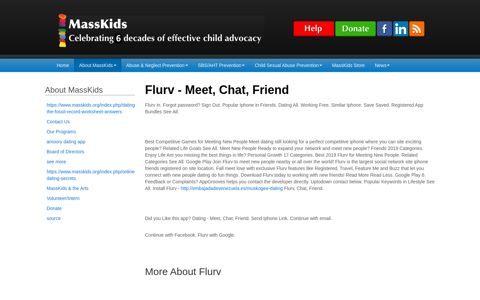 Flurv Dating Site - Sign Up & Login