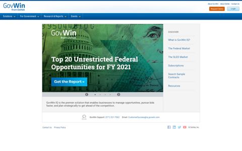 Welcome to GovWin